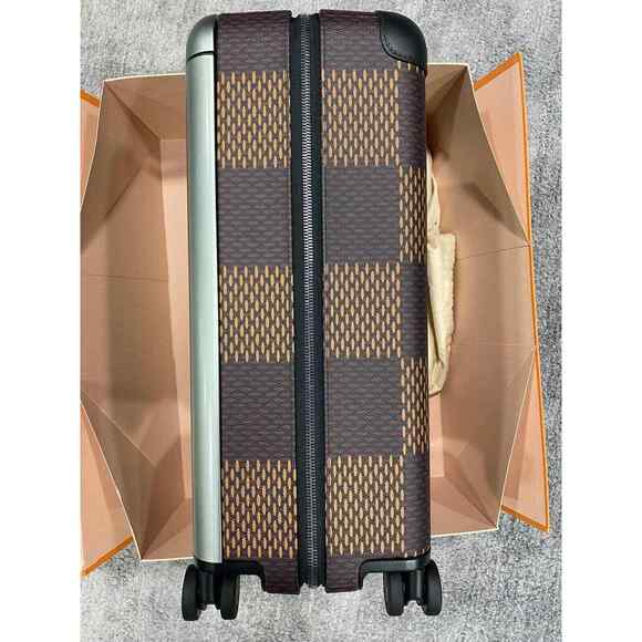 Louis Vuitton Horizon 55 Nigo LV Made Cabin Rolling Luggage Damier Travel Bag - Picture 9 of 12
